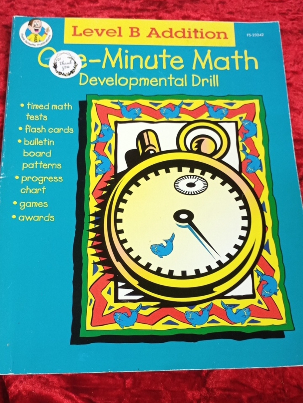 One-Minute Math Developmental Drill Level B - Teal Addition Practice Workbook
